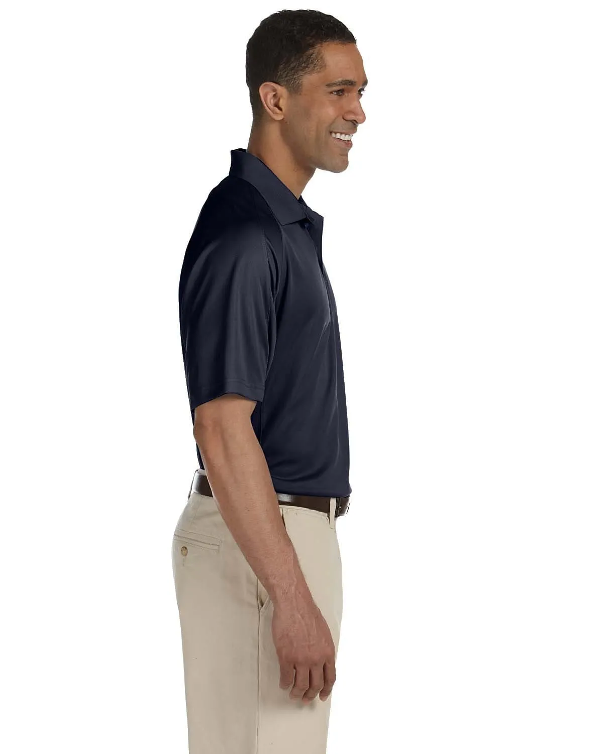 Harriton Polytech Mesh Polo
