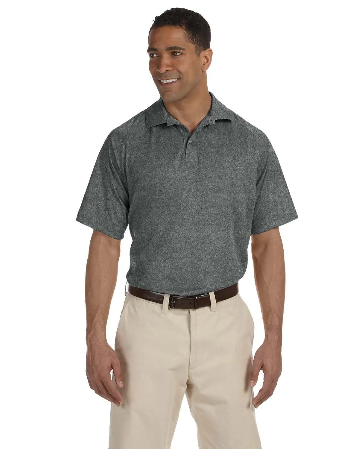 Harriton Polytech Mesh Polo