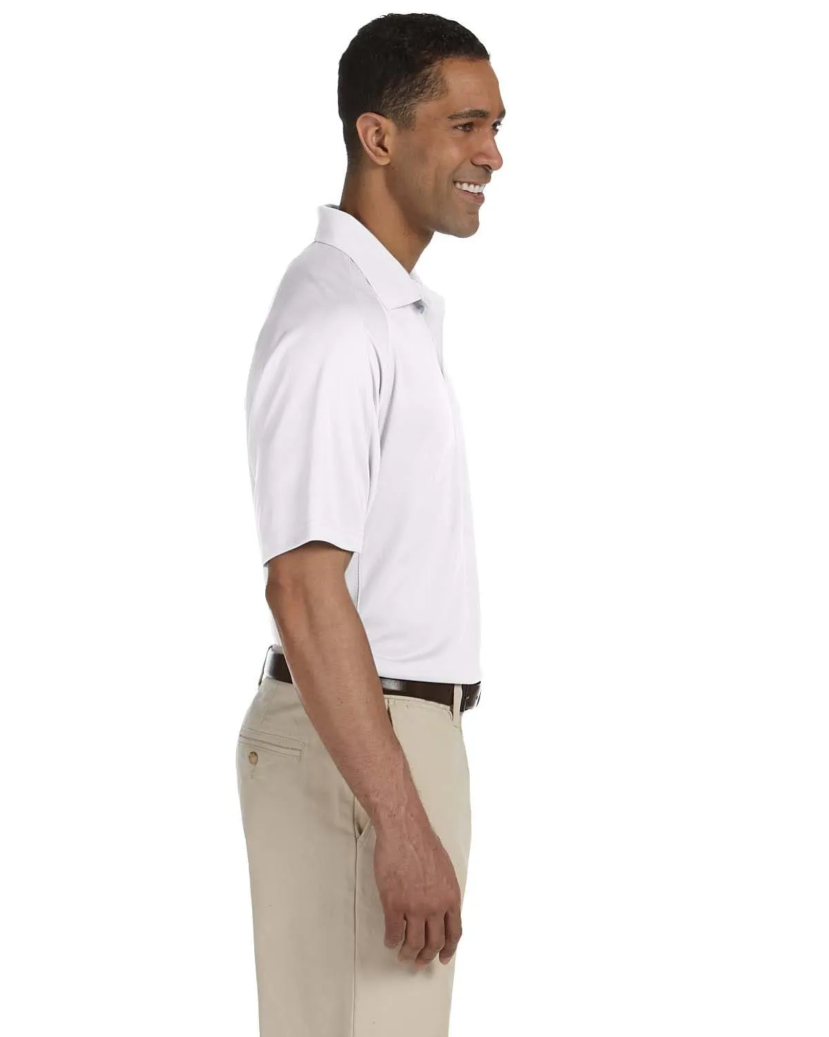 Harriton Polytech Mesh Polo