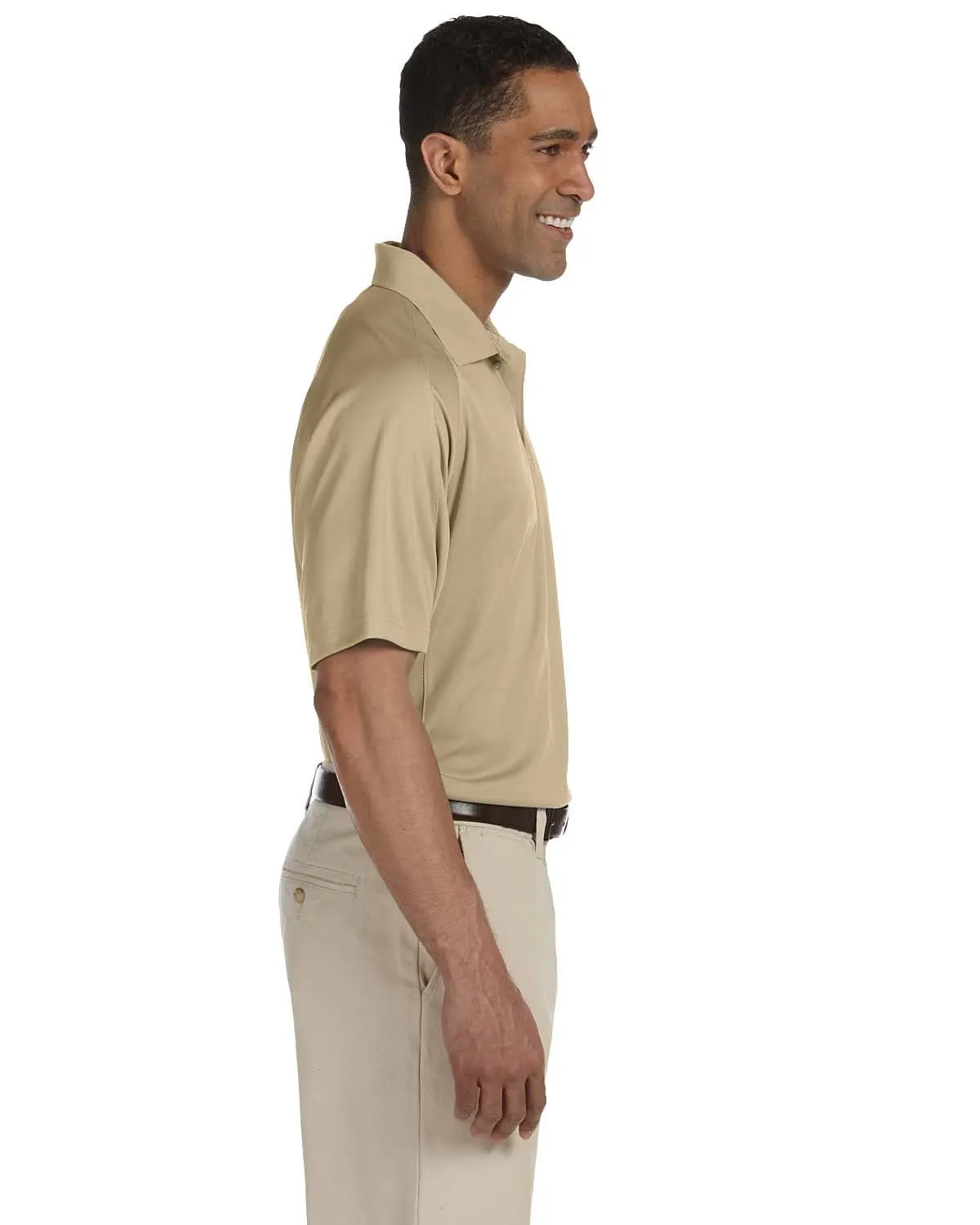 Harriton Polytech Mesh Polo