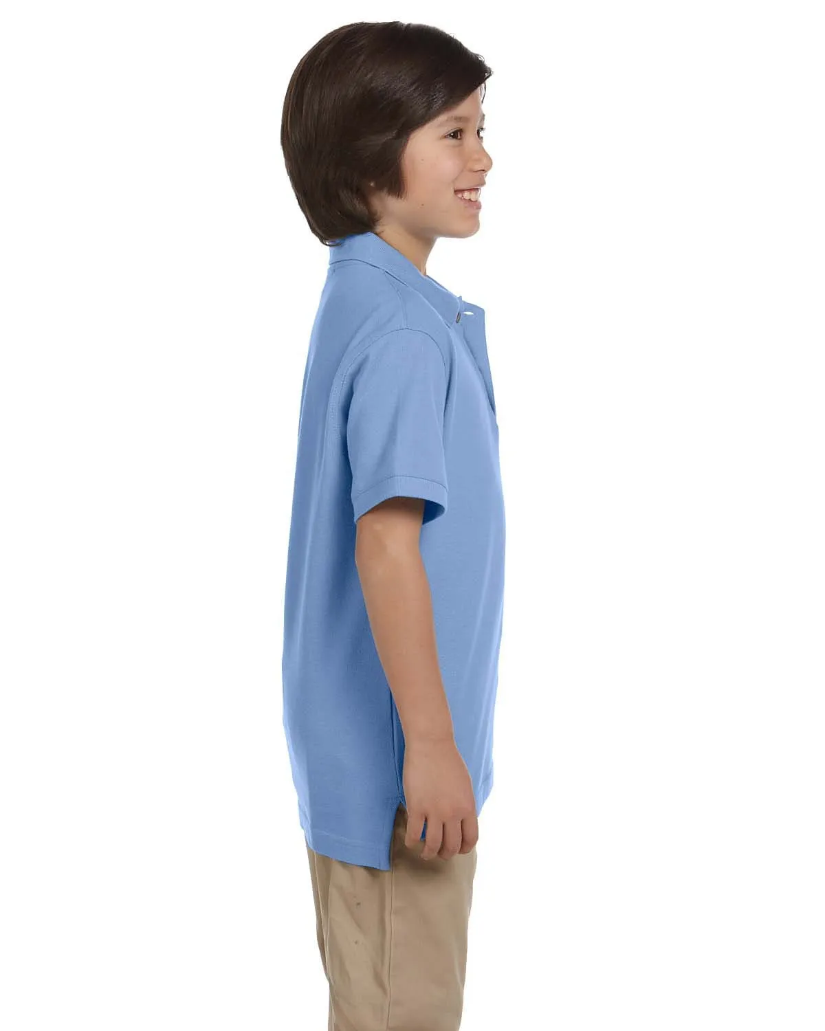 Harriton Youth Pique Knit Polo Shirt
