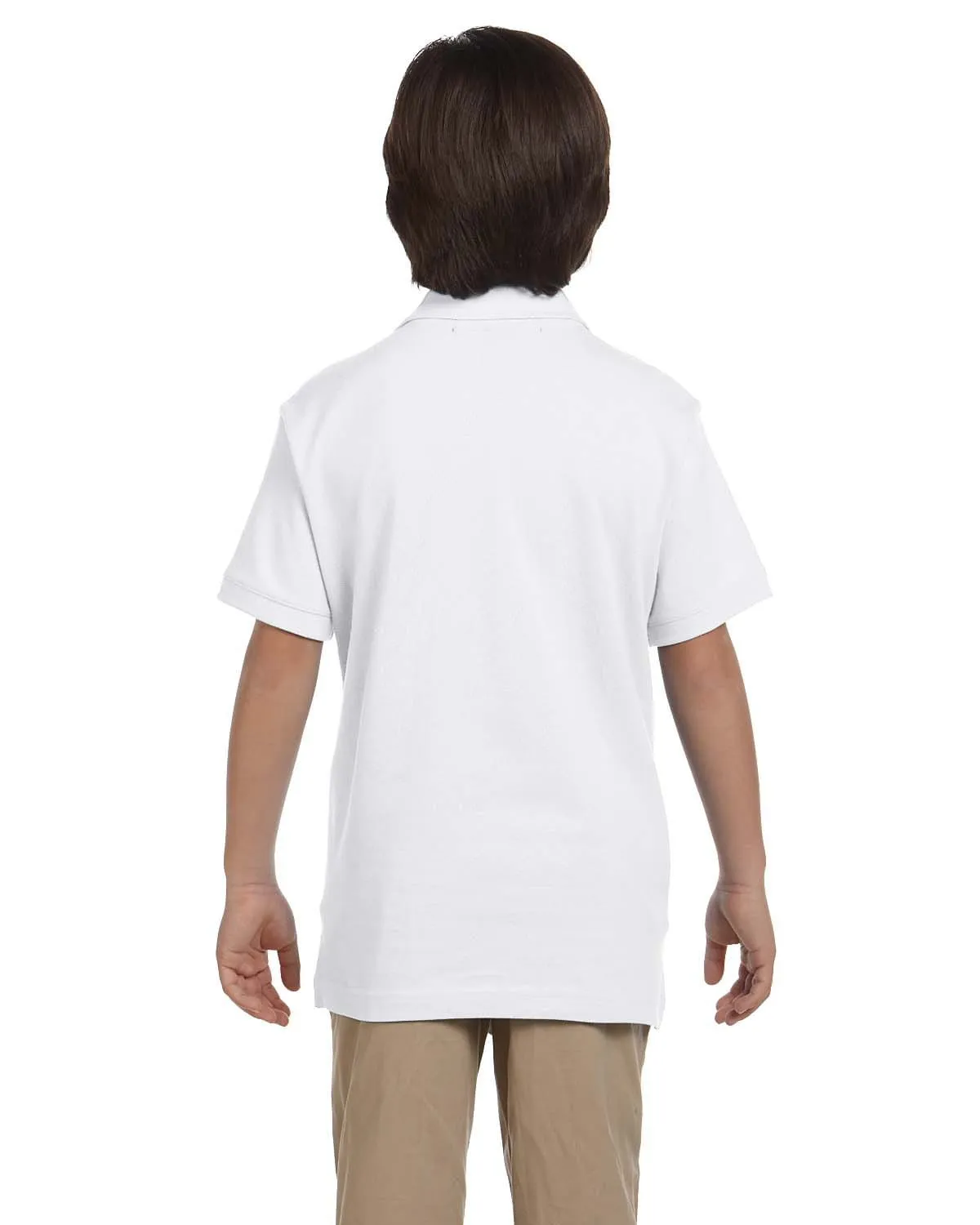 Harriton Youth Pique Knit Polo Shirt