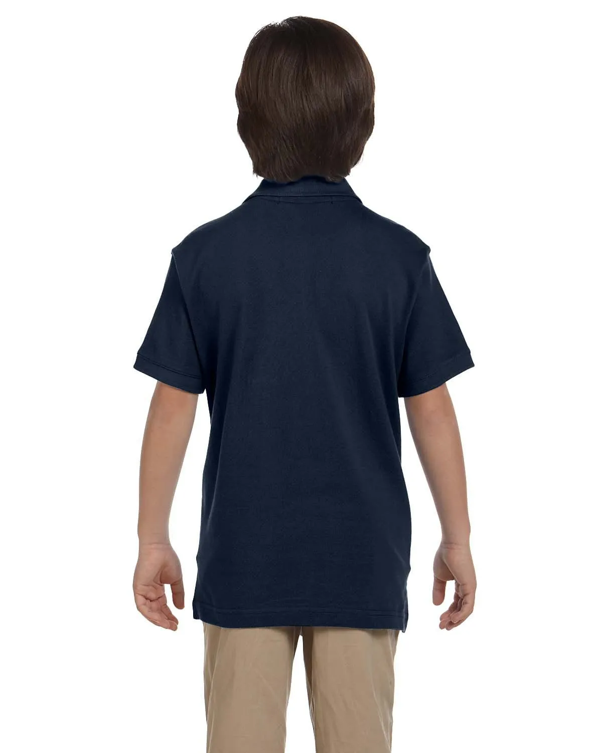 Harriton Youth Pique Knit Polo Shirt