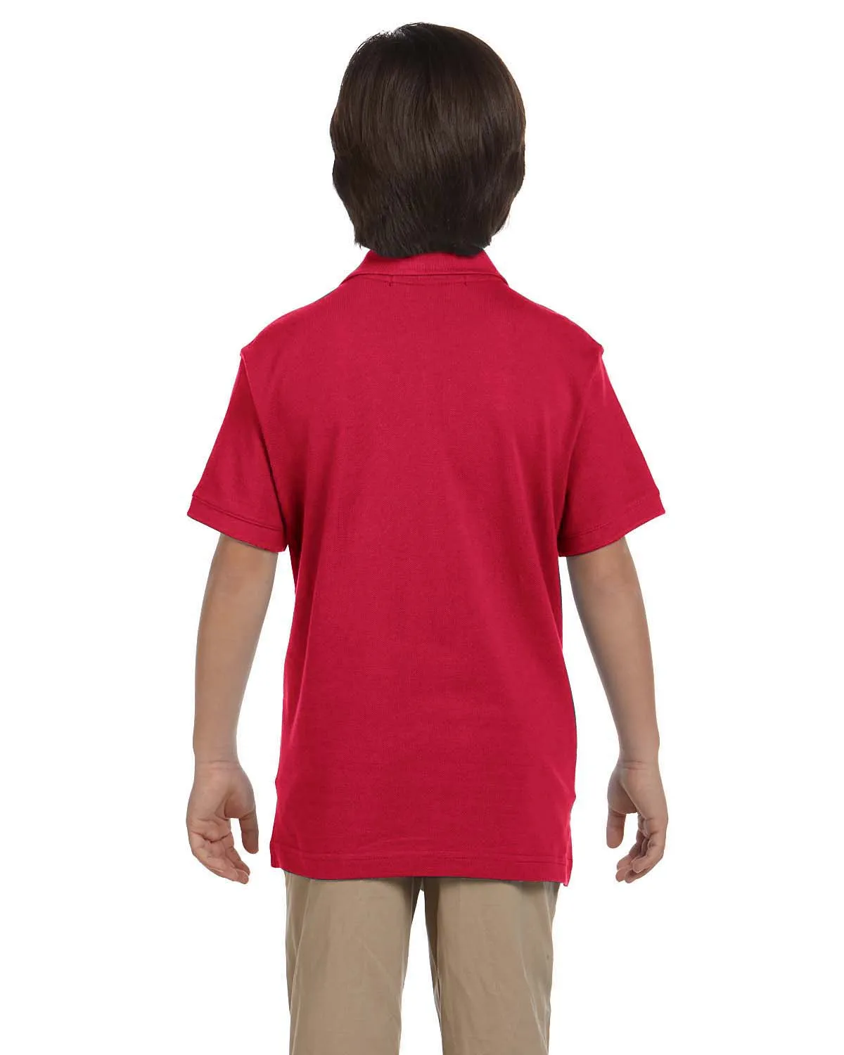 Harriton Youth Pique Knit Polo Shirt