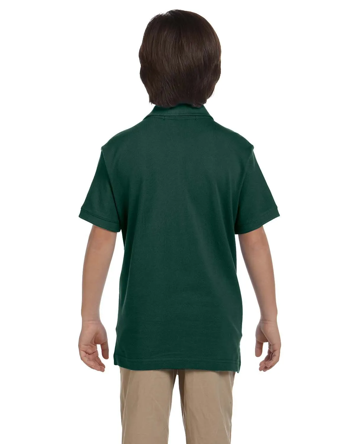 Harriton Youth Pique Knit Polo Shirt