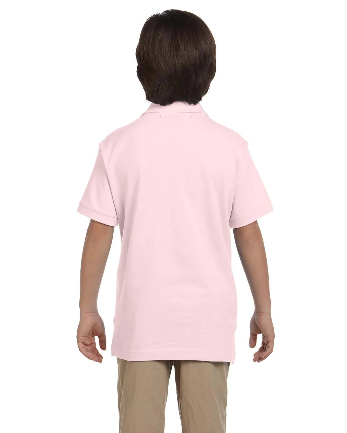 Harriton Youth Pique Knit Polo Shirt