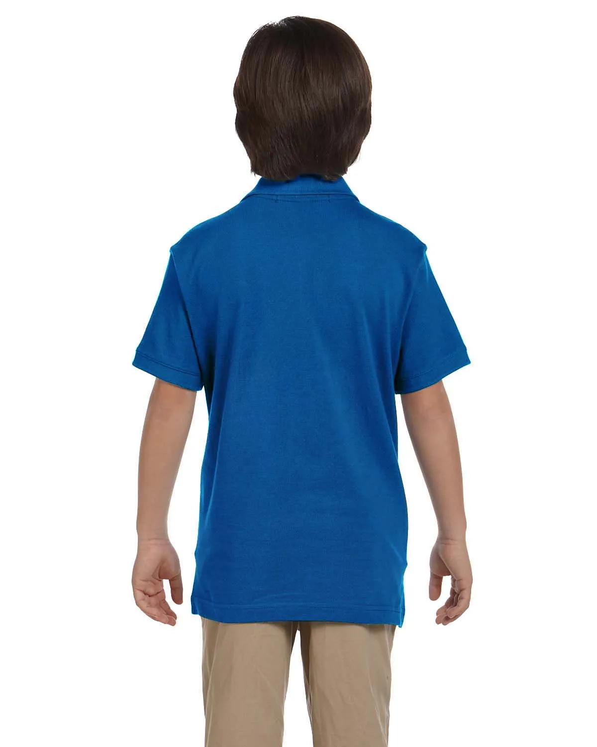 Harriton Youth Pique Knit Polo Shirt