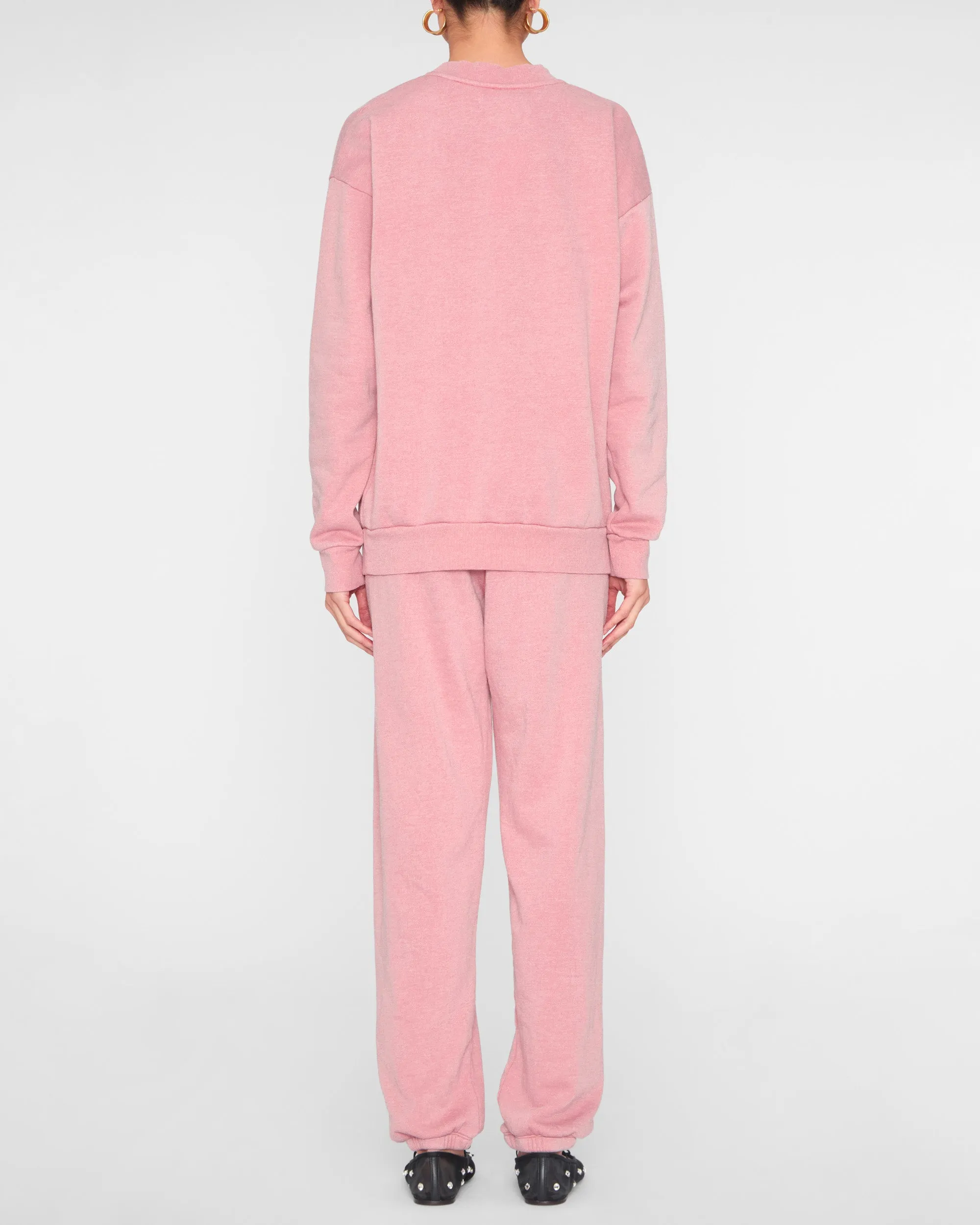 Heart Sweatshirt in Camelia