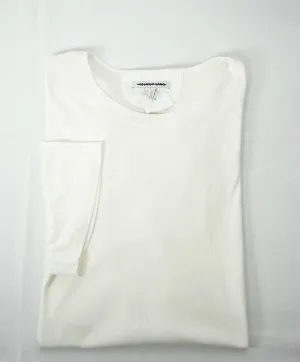 HELMUT LANG - “Rounded Ivory” Crew Neck Tee Cotton - L