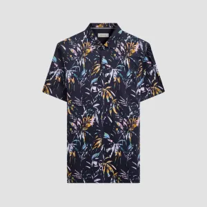 Hendrix Leaf Print Polo