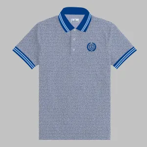 HG PREMIUM TIPPING COLLAR SELF TEXTURED POLO SHIRT