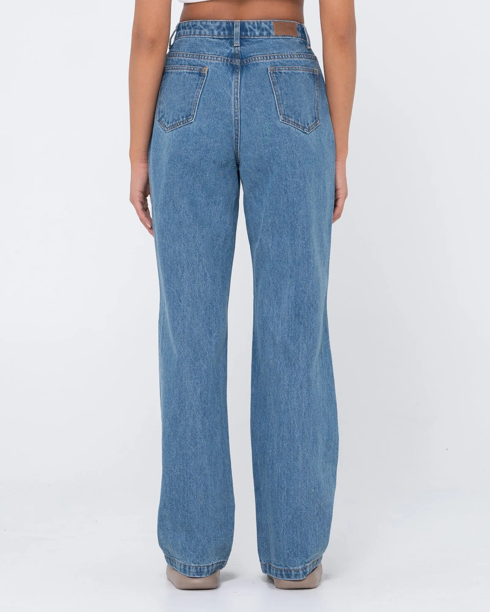 HIGH BAGGY JEAN - Sea Blue