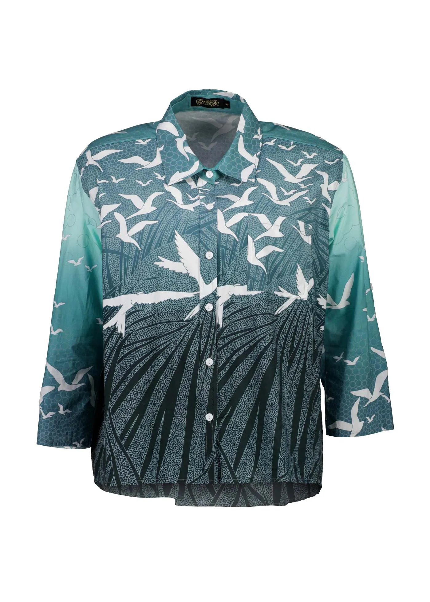 Homebound Shirt Green in Cotton