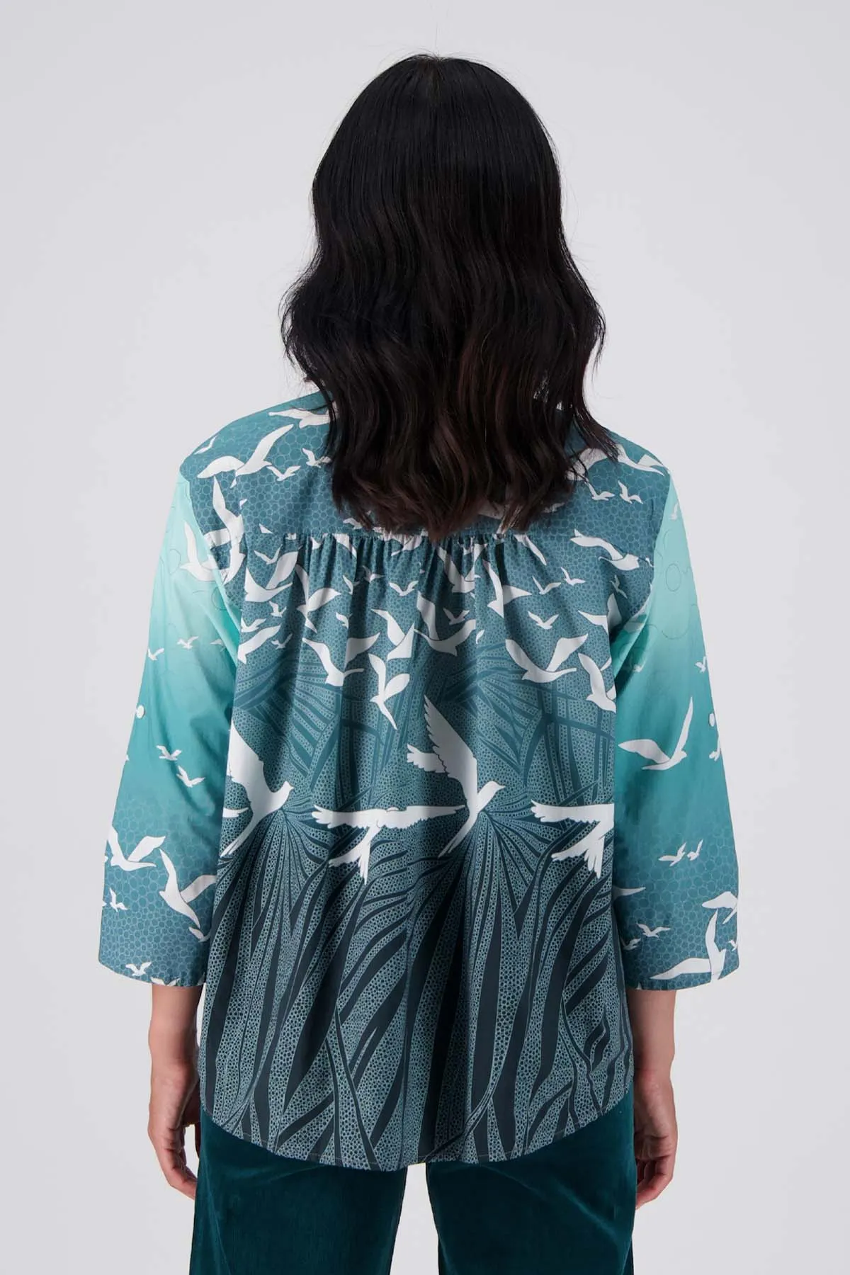 Homebound Shirt Green in Cotton