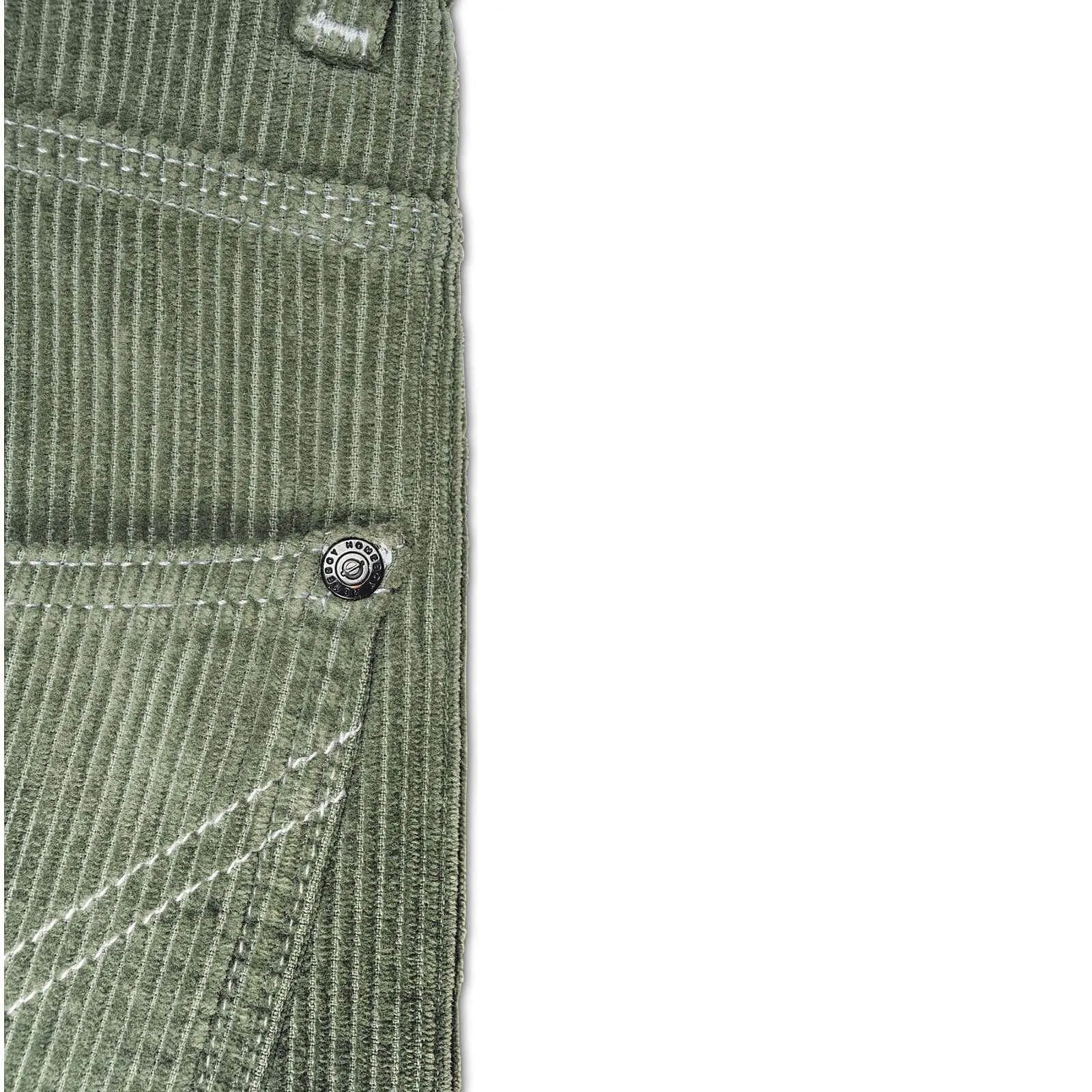 Homeboy x-tra BAGGY Cord pants OLIVE