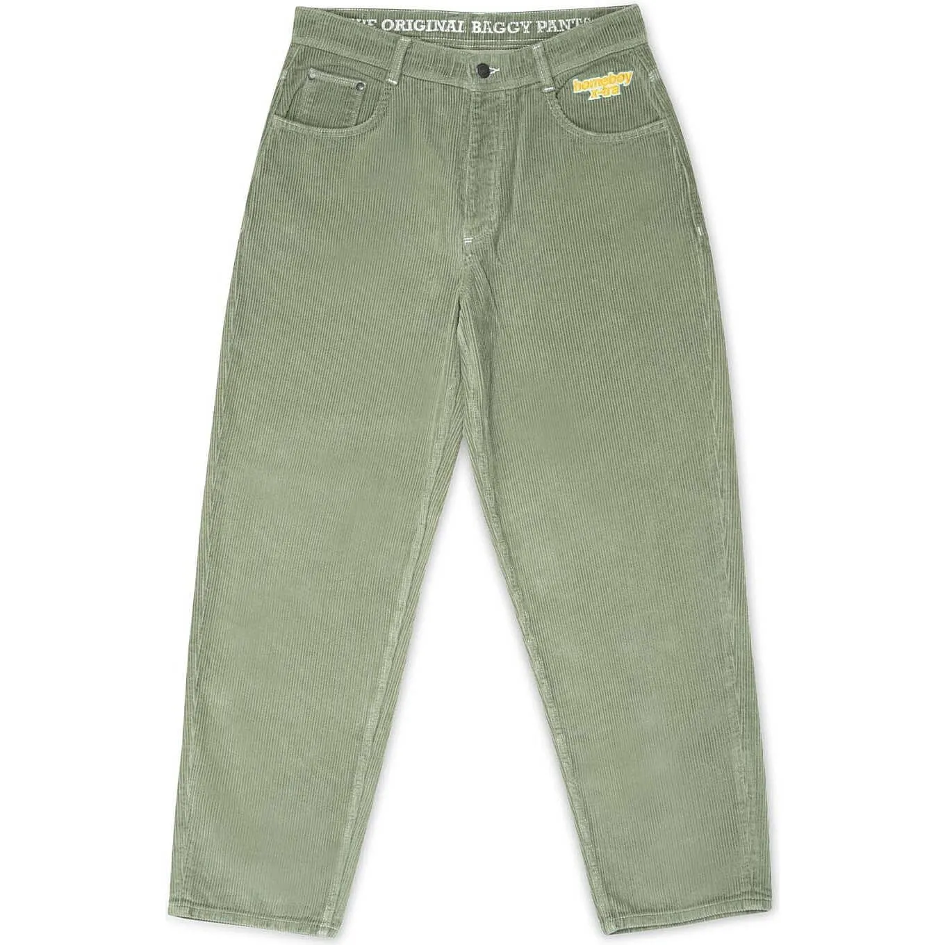 Homeboy x-tra BAGGY Cord pants OLIVE