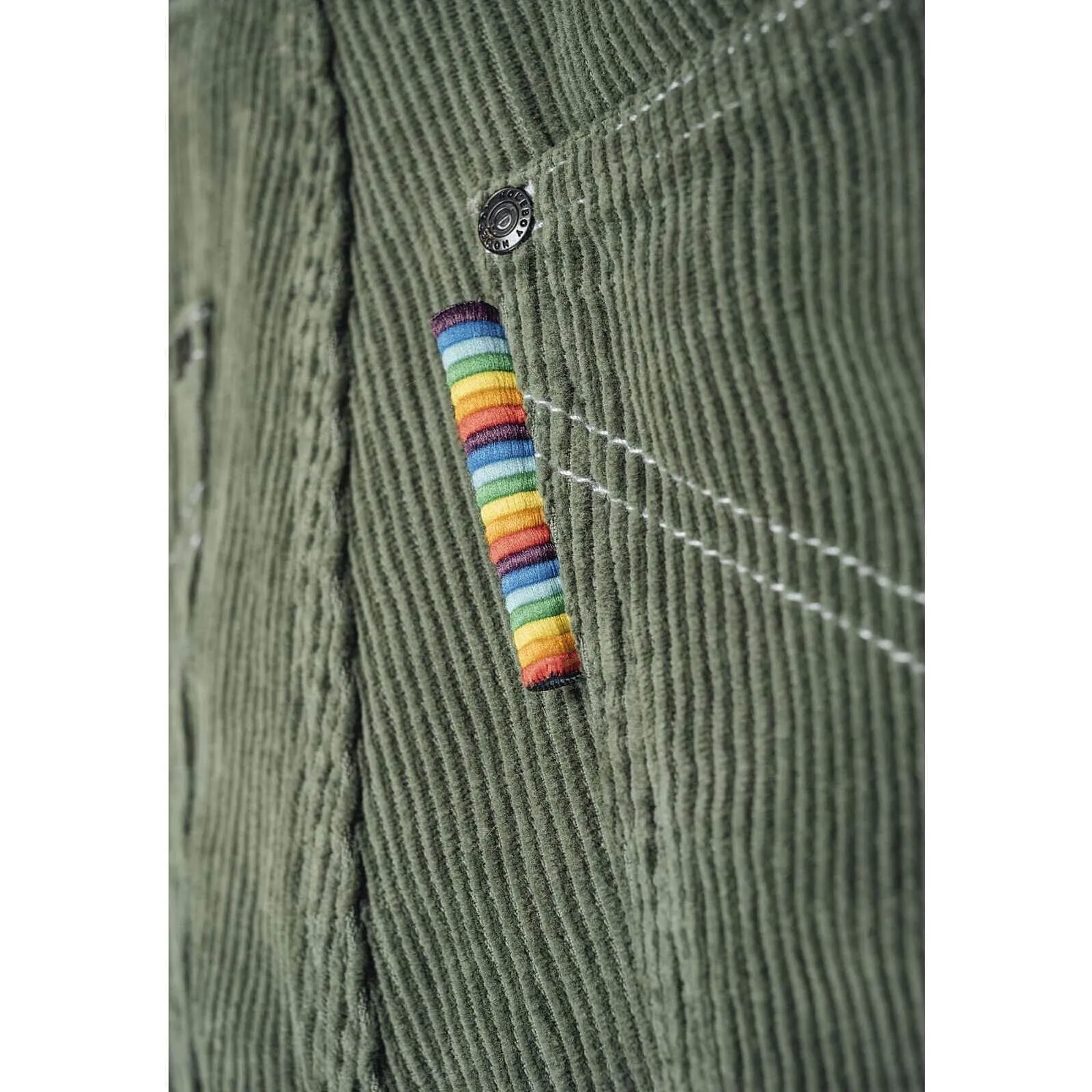 Homeboy x-tra BAGGY Cord pants OLIVE