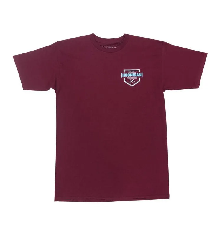 Hoonigan T-Shirt Bracket burgundy