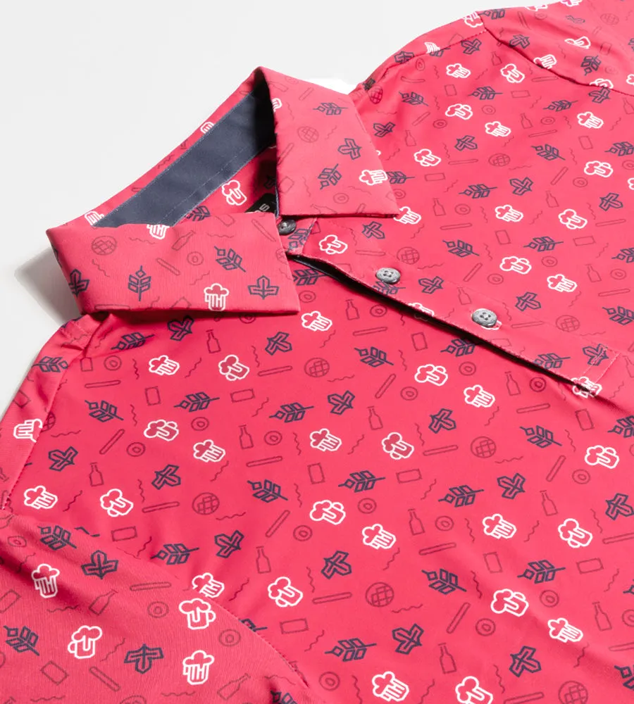 HOPS N BARLEY POLO - PINK