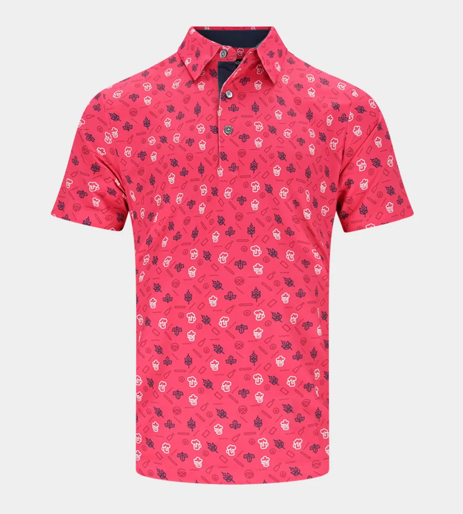 HOPS N BARLEY POLO - PINK