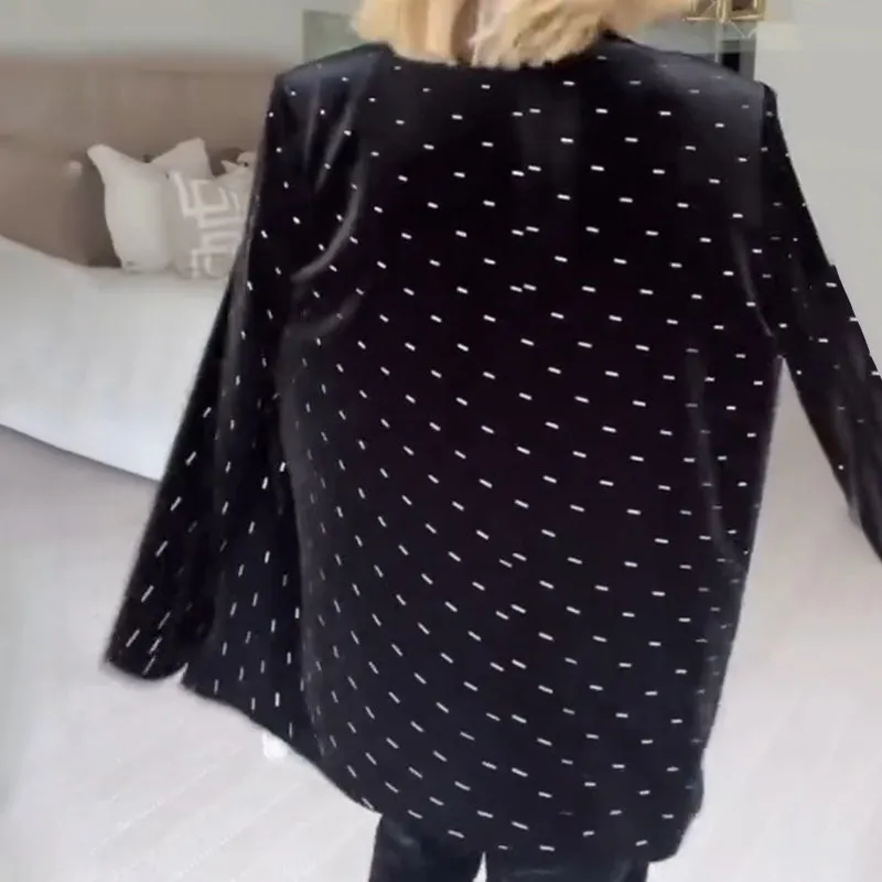 💖HOT SALE 49% OFF💖Women’s Luxury Rhinestone Decor Blazer