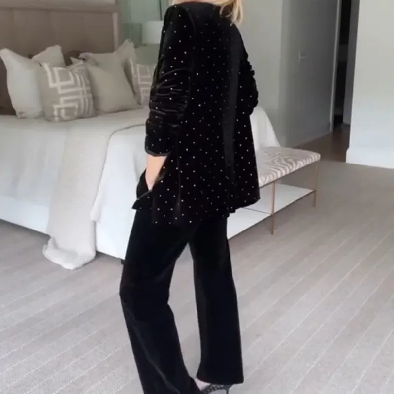 💖HOT SALE 49% OFF💖Women’s Luxury Rhinestone Decor Blazer