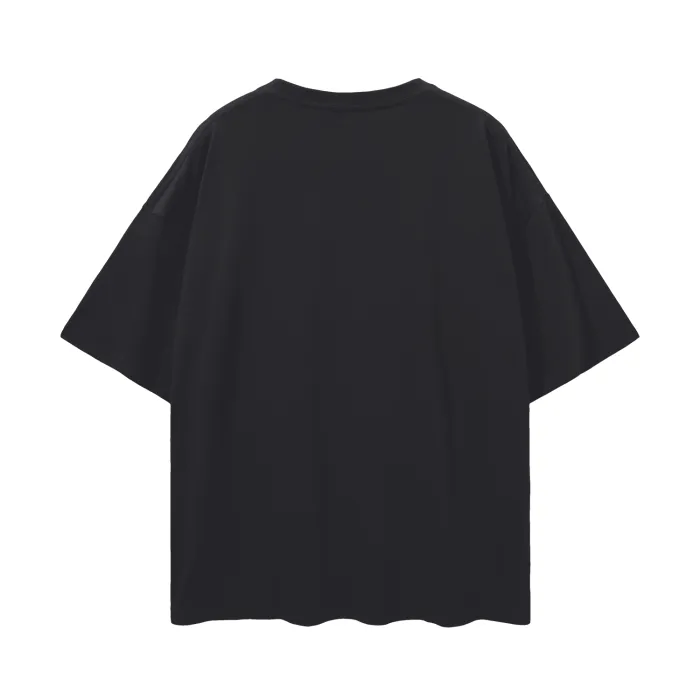 How to be a Disability Ally Graphic Tee Disability Pride Streetwear Style on Black Oversize Deep Drop Shoulder Tee - 190 GSM