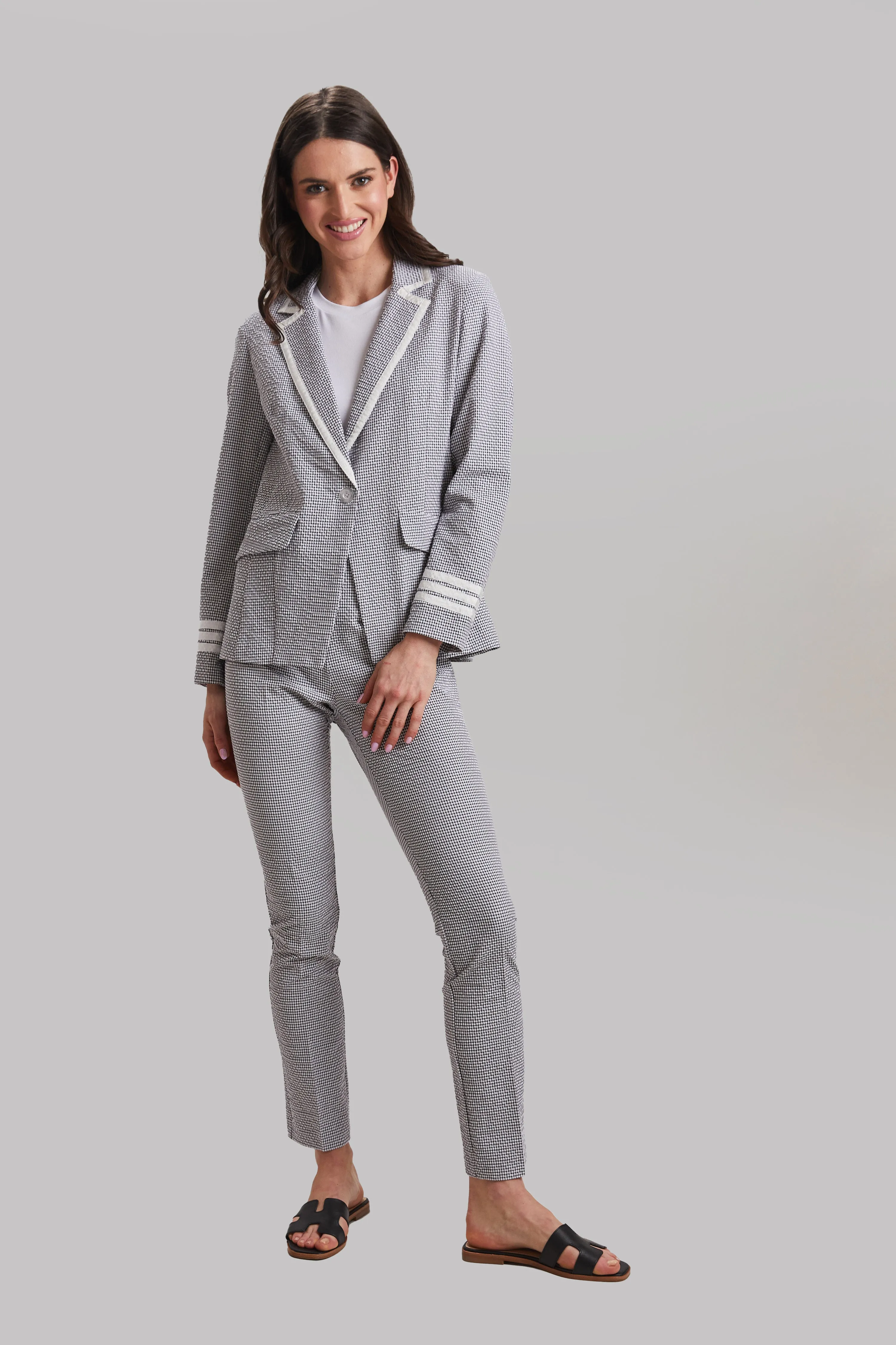 Ibiza Check Katie Jacket - FINAL SALE