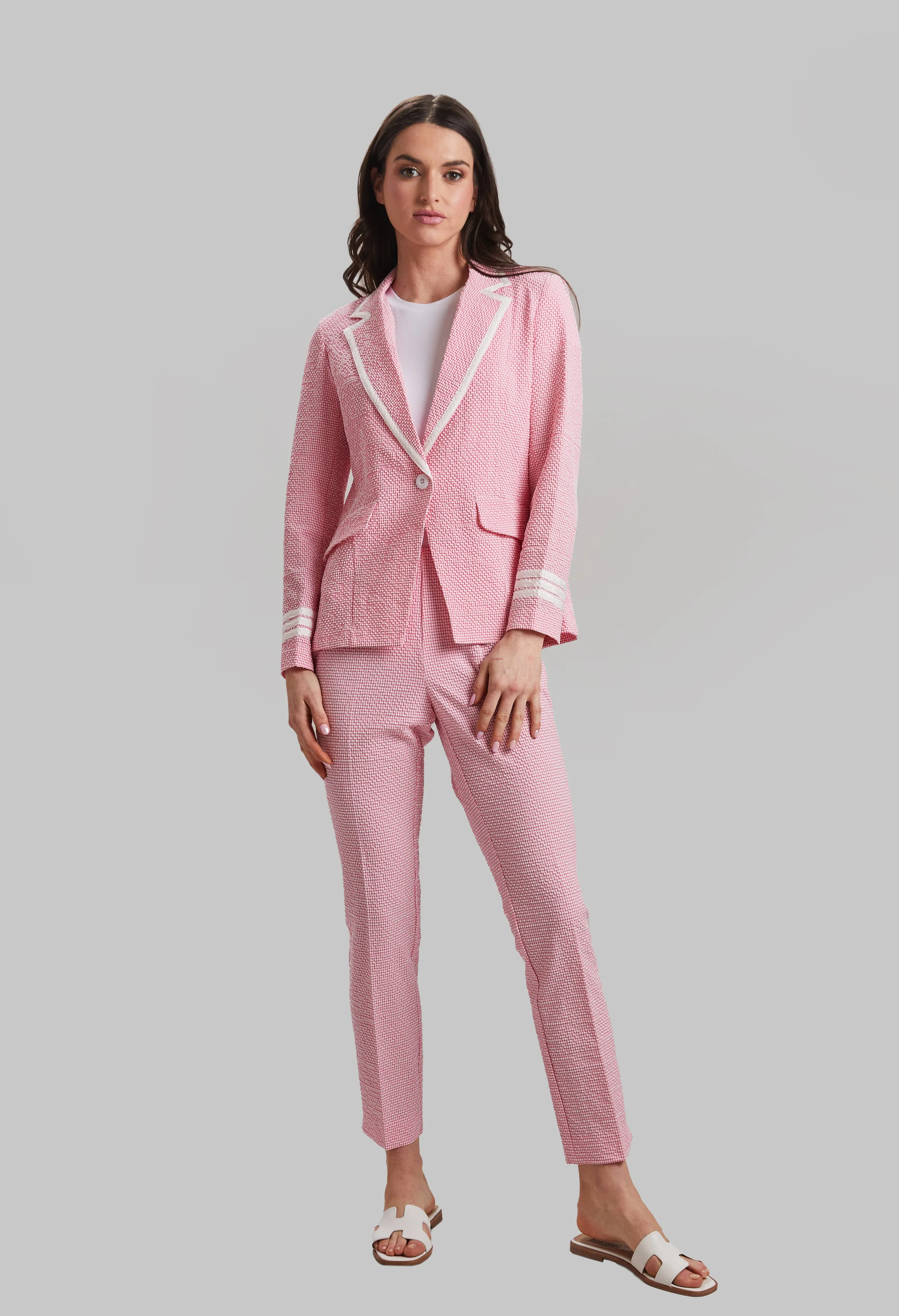 Ibiza Check Katie Jacket - FINAL SALE