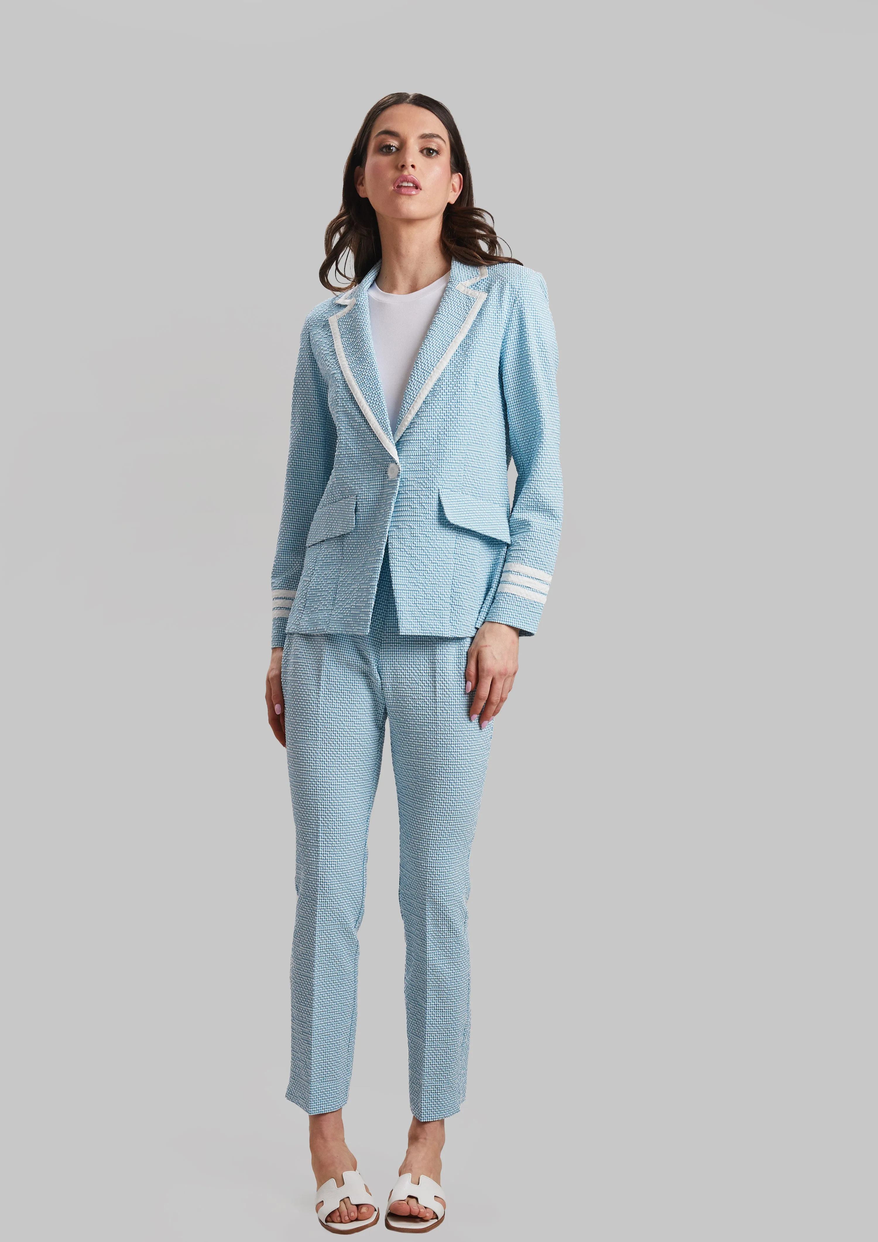 Ibiza Check Katie Jacket - FINAL SALE