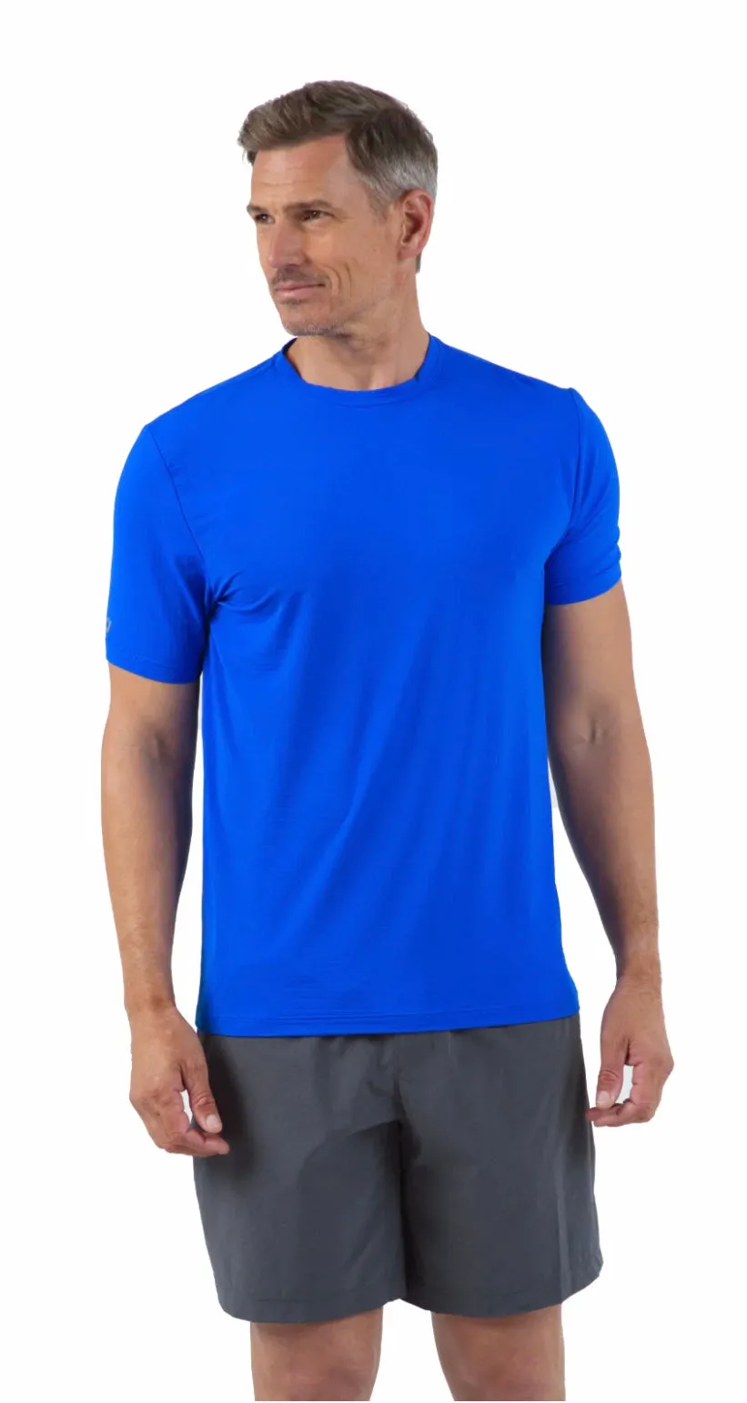 IBKUL Men's Short Sleeve Crewneck T-shirt