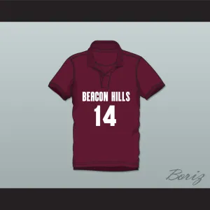 Isaac Lahey 14 Beacon Hills Cyclones Polo Shirt Teen Wolf