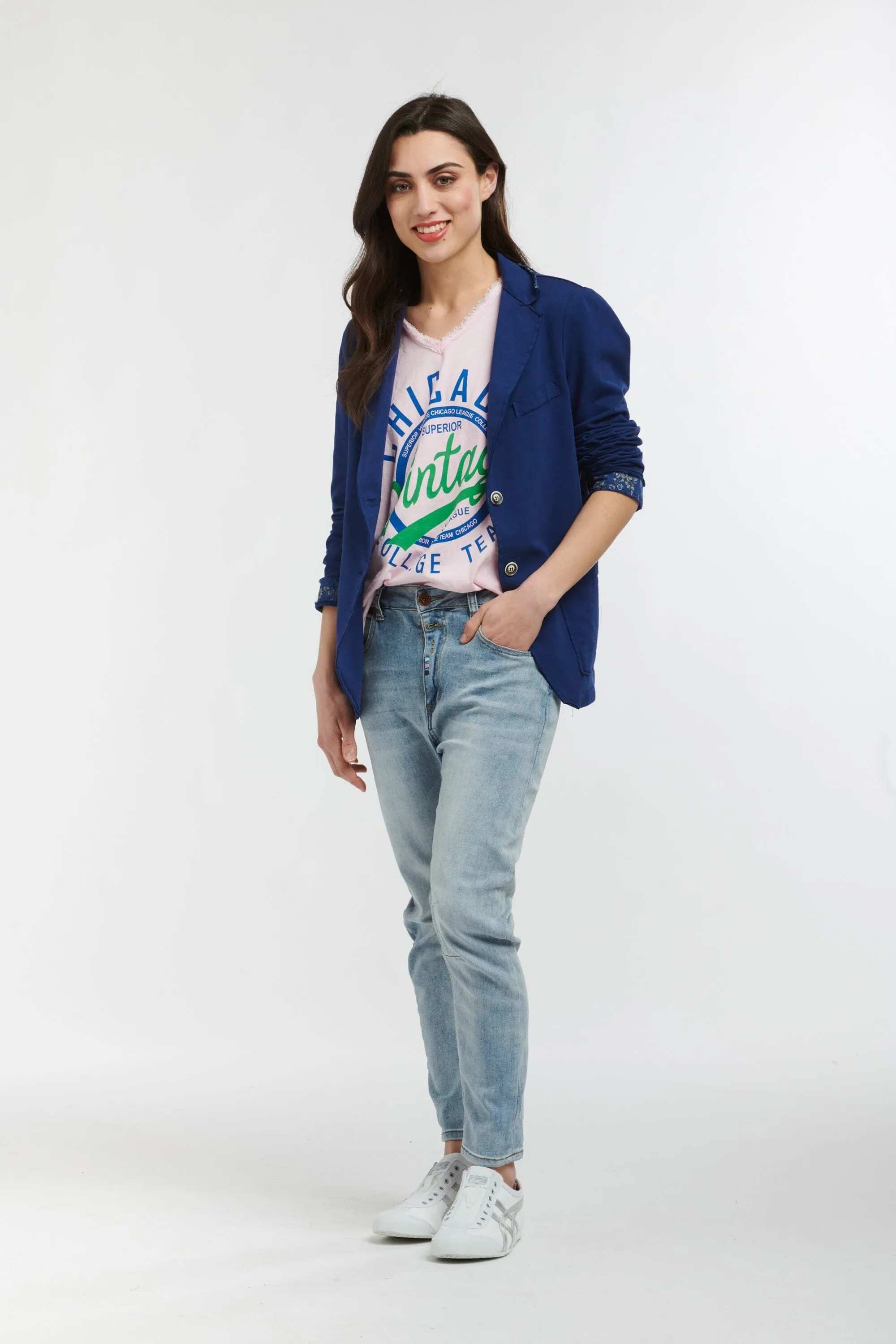 ITALIAN STAR Loafer Jacket - Sapphire