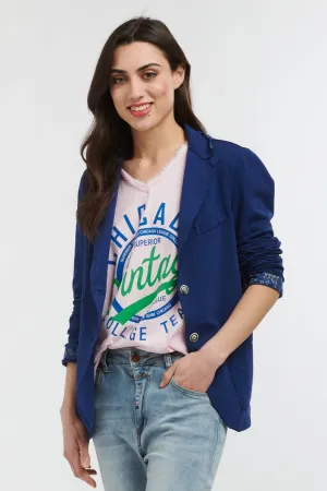ITALIAN STAR Loafer Jacket - Sapphire