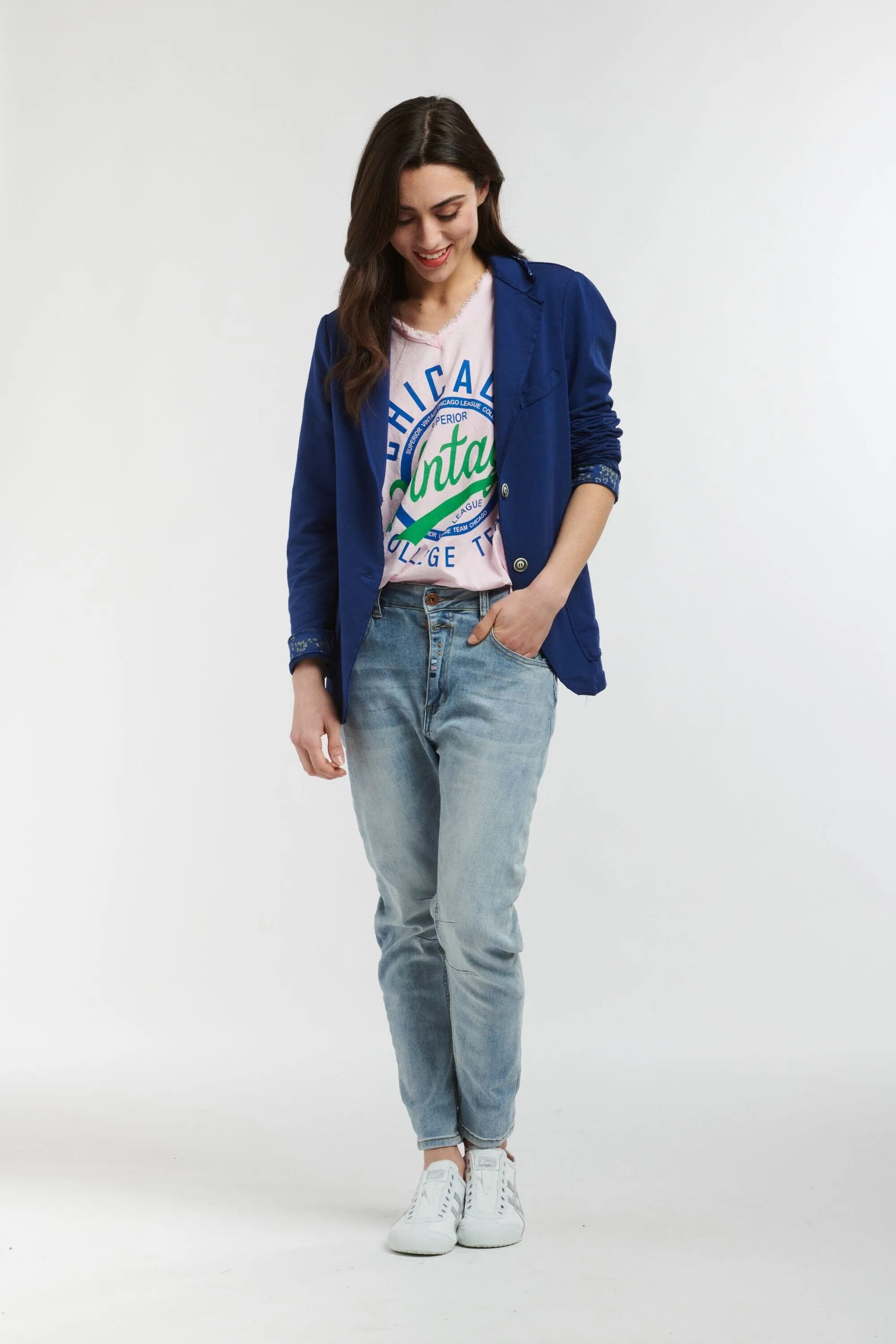 ITALIAN STAR Loafer Jacket - Sapphire