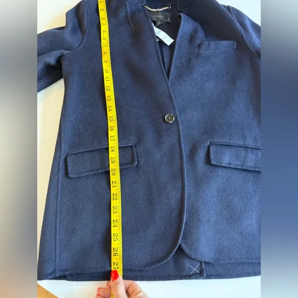 J Crew Wool Pea coat Jacket size 6