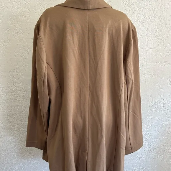 J. Jill Vicuña Beige one  front button soft shell blazer SZ 3X NWT