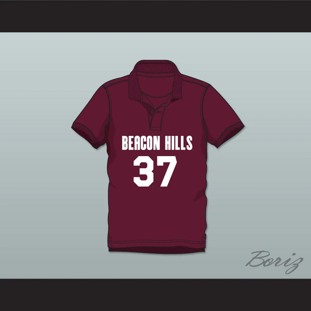 Jackson Whittemore 37 Beacon Hills Cyclones Polo Shirt Teen Wolf