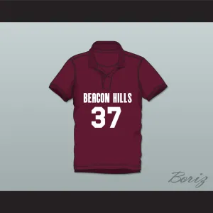 Jackson Whittemore 37 Beacon Hills Cyclones Polo Shirt Teen Wolf