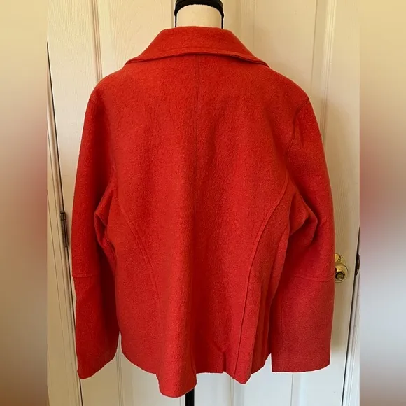 J.G. HOOK VINTAGE ORANGE WOOL JACKET BLAZER COAT 22W