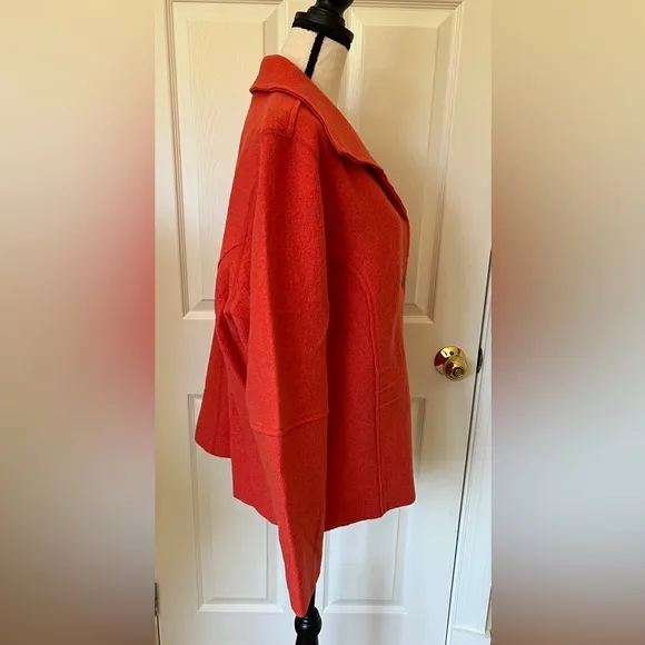 J.G. HOOK VINTAGE ORANGE WOOL JACKET BLAZER COAT 22W