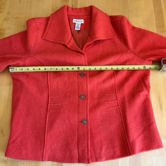J.G. HOOK VINTAGE ORANGE WOOL JACKET BLAZER COAT 22W