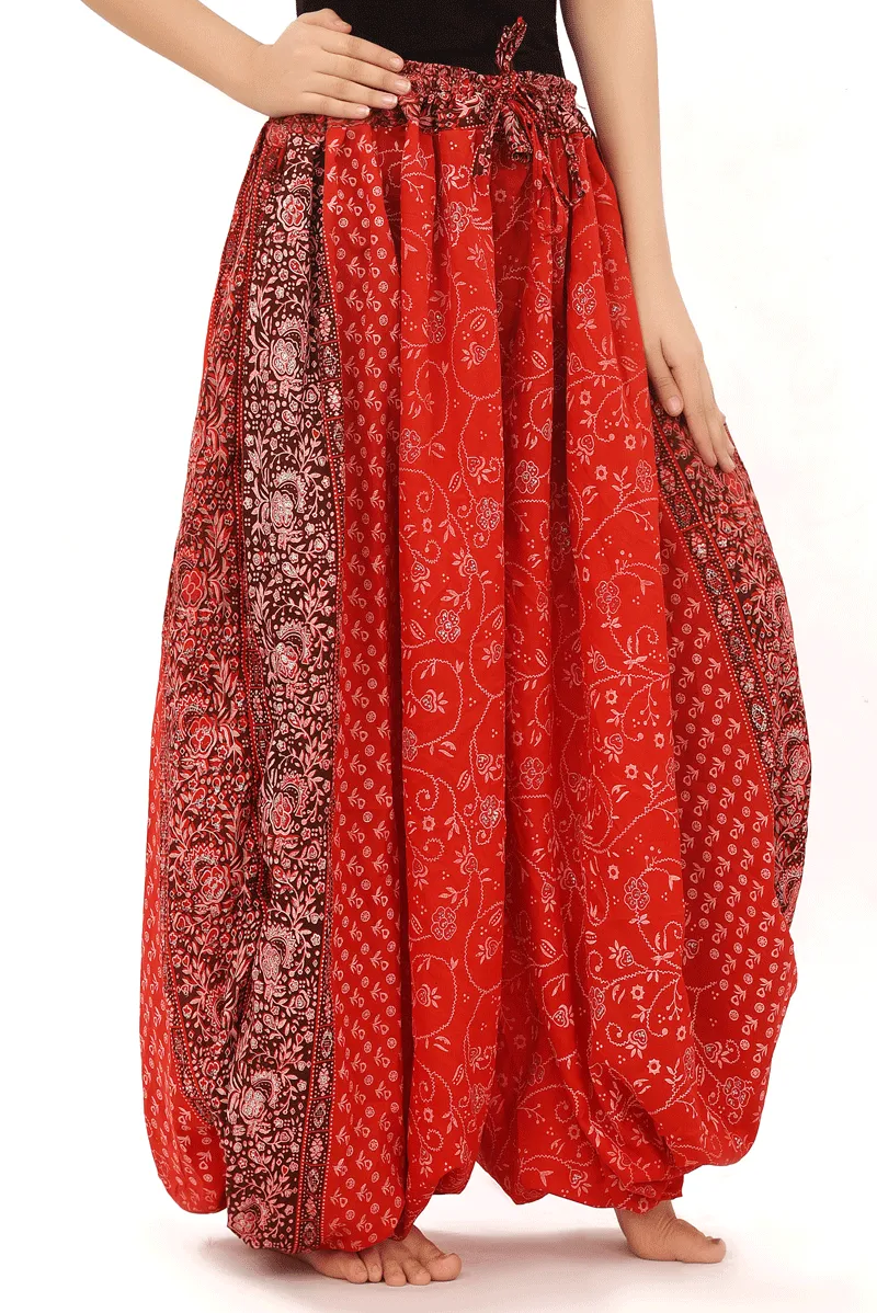 Jodha Maharani Bloomer 100% Cotton red WS