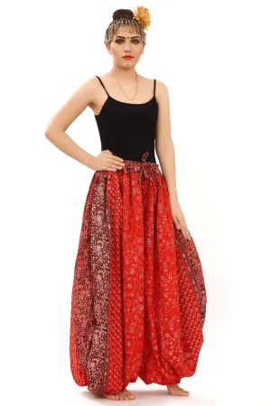 Jodha Maharani Bloomer 100% Cotton red WS