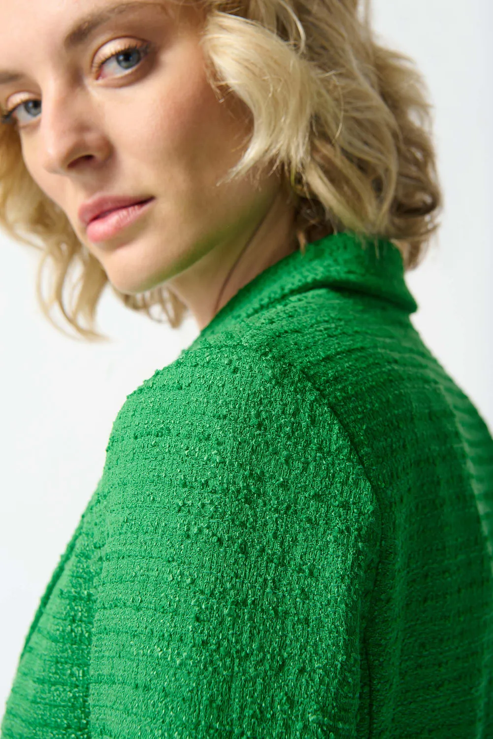 Joseph Ribkoff Bouclé Boxy Blazer Jr242196