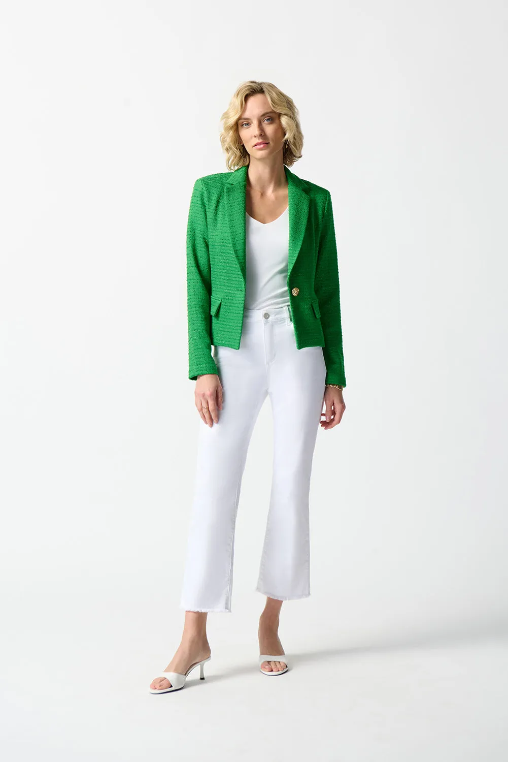 Joseph Ribkoff Bouclé Boxy Blazer Jr242196