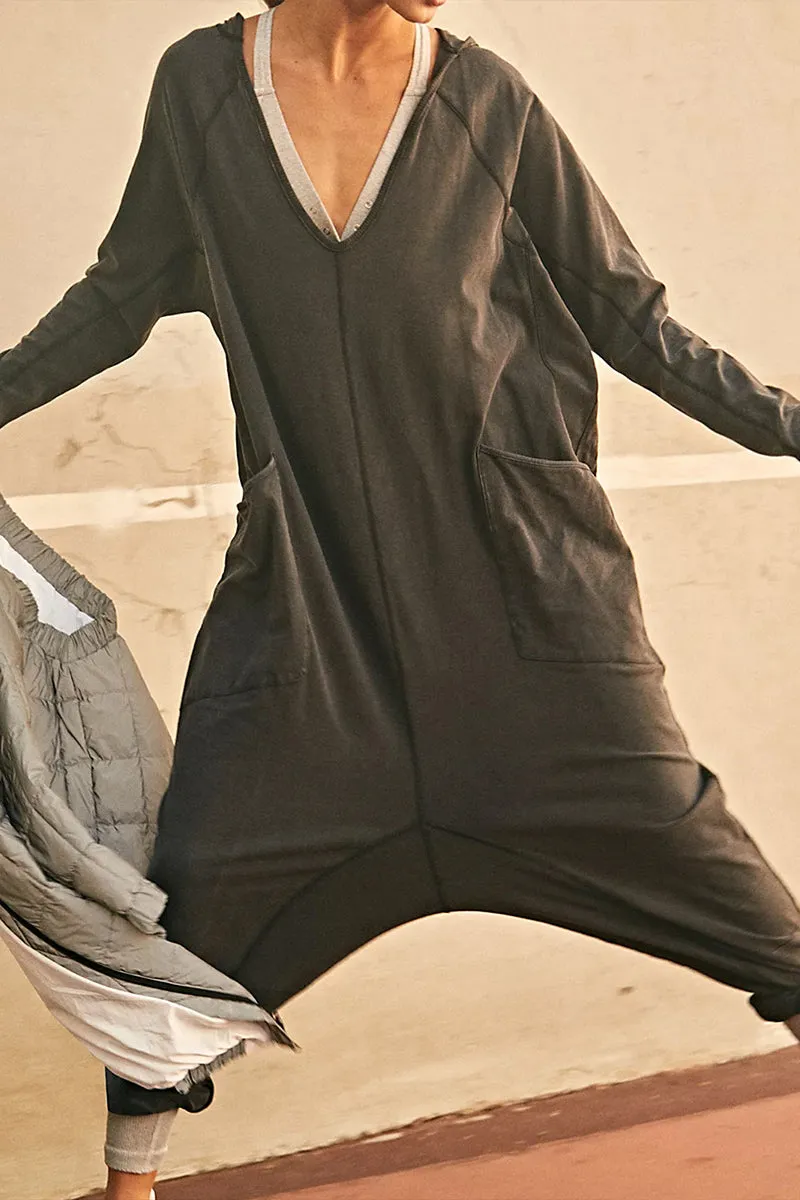 JS3212 Long Sleeve Baggy Jumpsuits