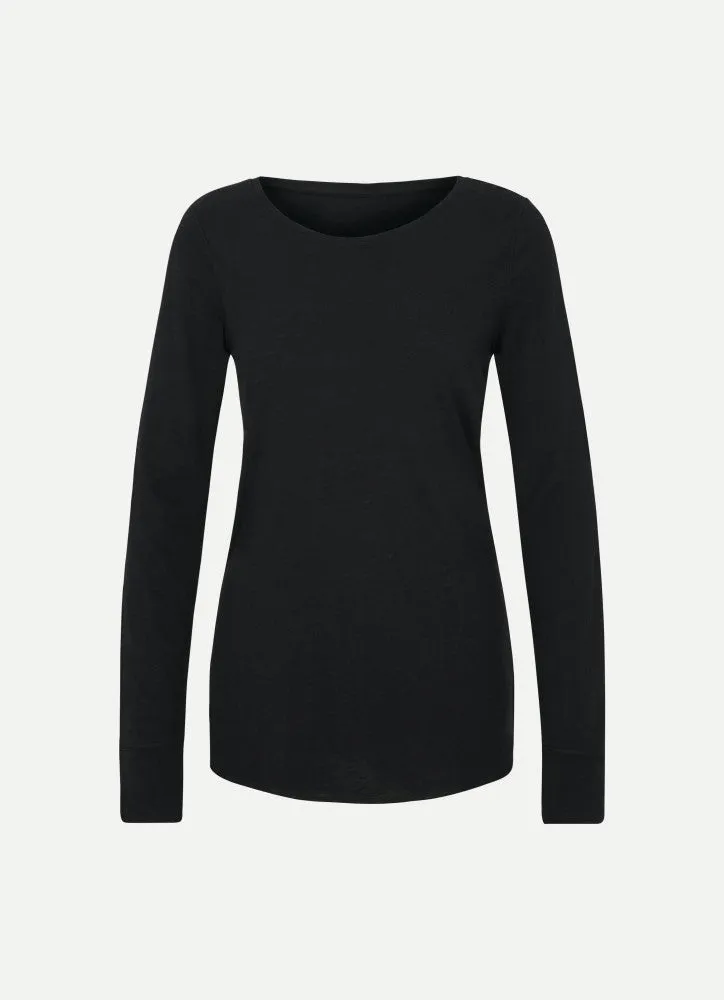 Juvia Long Sleeve  Crew Neck Tee J81500113