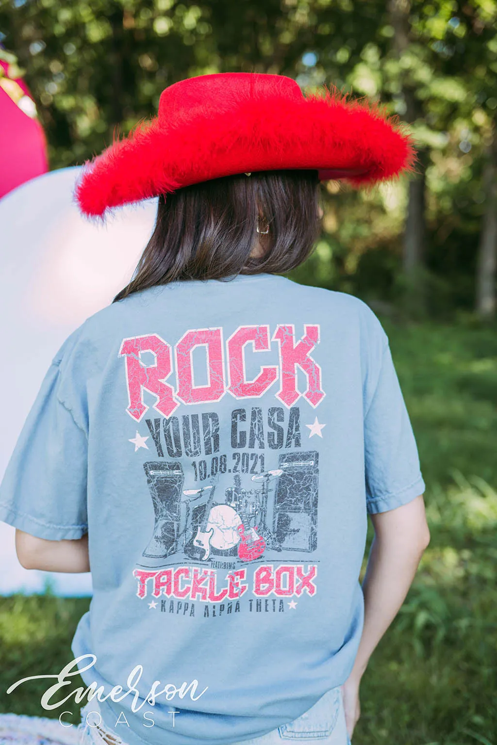 Kappa Alpha Theta Rock Your Casa Band Tee