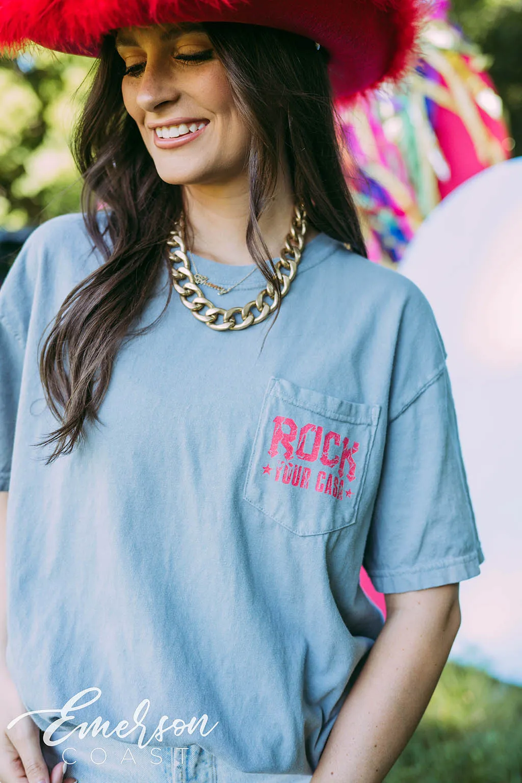 Kappa Alpha Theta Rock Your Casa Band Tee